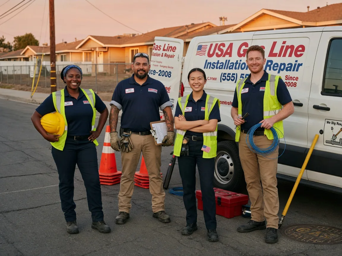 Gas Line Installation company in La Prairie, IL